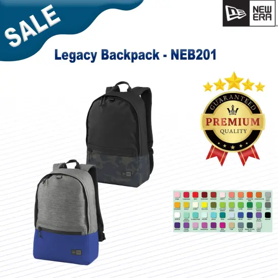 New Era&reg; Legacy Backpack Black/Myth Cam {2}