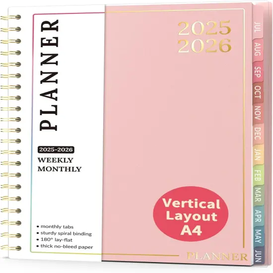 Teacher Planner 2025-2026, Forvencer Academic Planner -Pink {1}