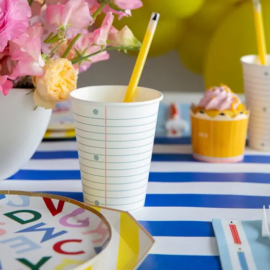 NOTEBOOK PAPER CUPS {2}