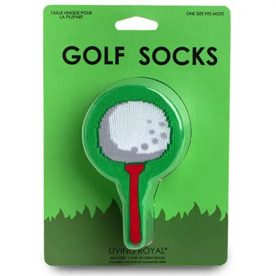 GOLF BALL ADULT CREW SOCKS {2}