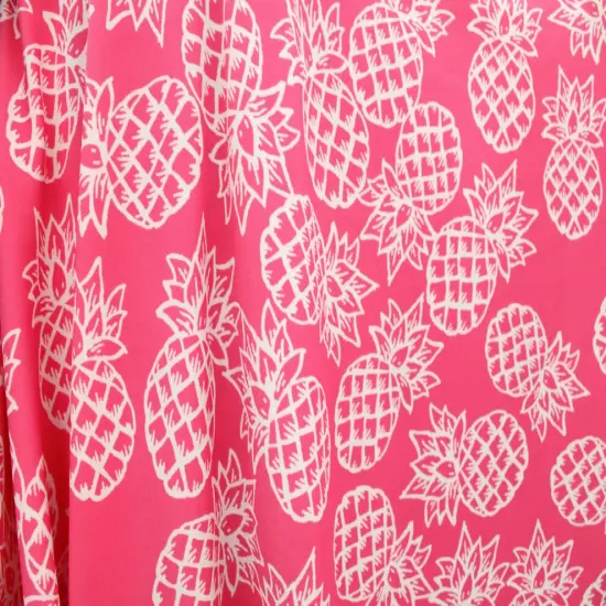 1 Yard Tropical Fruits Print Spandex Fabric Swimwear Activewear Dancewear 58/60 Inches Wide Bananas {4}