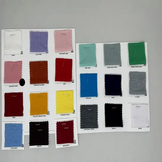 1 Yard 4x2 Rib Knit Solid Fabric Stretchy Durable Soft 52"-53" Inch Width Blush DK {1}