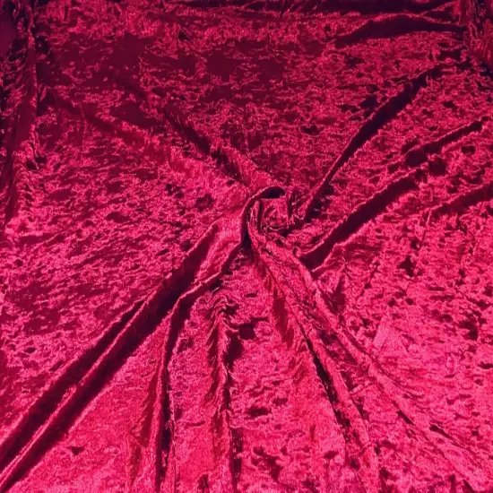 1 Yard Crushed Velvet Velour Stretchy Fabric Soft Plush Stretch 58"-60" Inch Width Terra Cotta {7}