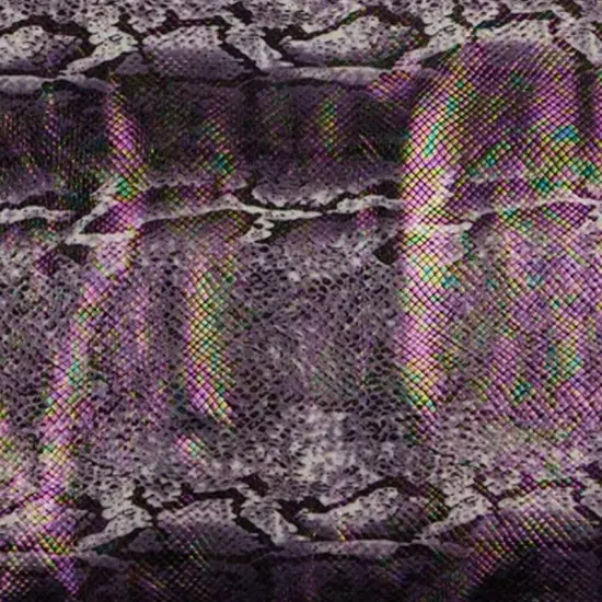 Mamba Foil Printed Spandex Fabrics Red {6}