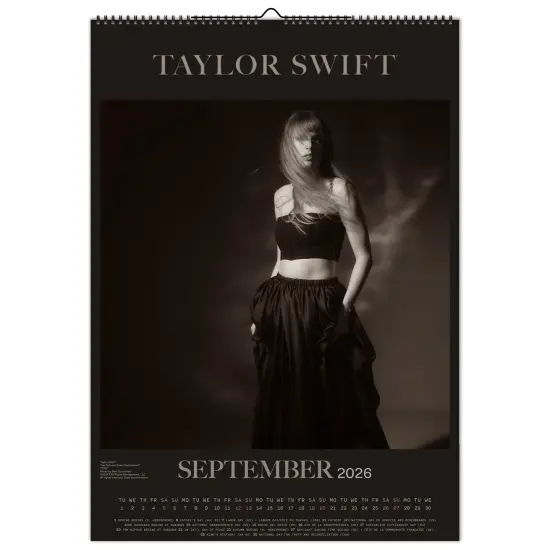 Taylor Swift OFFICIAL | 2026 11.7 x 16.5 Inch (Hanging) Monthly A3 Poster Wall Calendar {4}