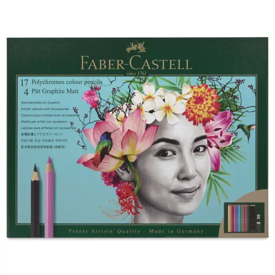 Faber-Castell Polychromos & Pitt Graphic Matte Gift Set - Assorted Colors, Set of 23 {1}