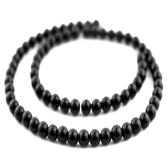 The Bead Chest Round Jet Beads (8mm) {3}