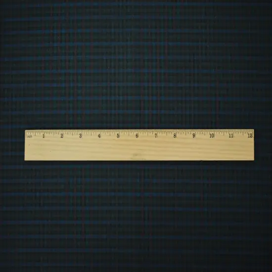 Maroon Brown-Black-Multi Poly-Wool Plaid Shirting Woven Fabric By the Yard {5}