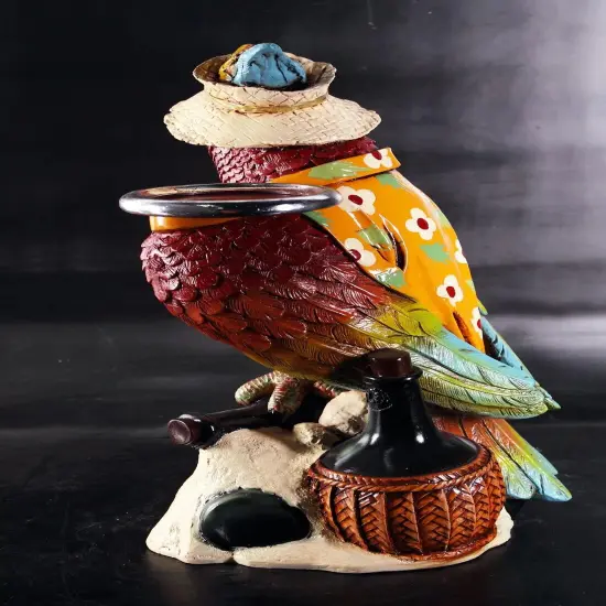 Small Parrot Butler Statue {6}