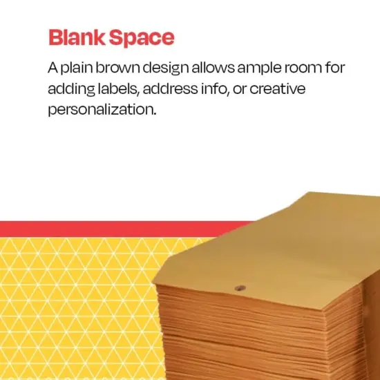 School Smart Kraft Envelopes with Clasp, 6-1/2 x 9-1/2 Inches, Pack of 100 {7}