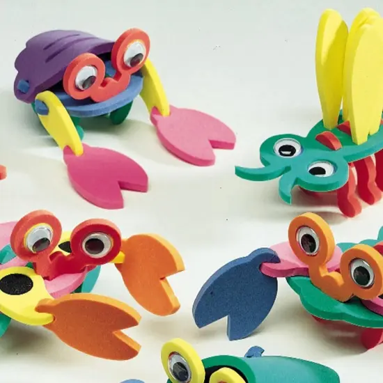 Super Foam&reg; Kooky Critters Craft Kit (Pack of 12) {1}