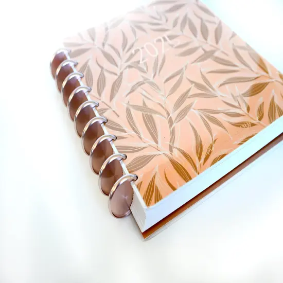 2025 Planner - Mini Signature Layout, Disc Bound - "Golden Leaves" (#1107) {4}