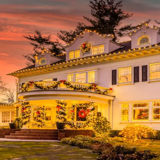 Minetom Solar String Lights for Outside - 40 FT 100 LED Christmas Solar String Lights with 8 Lighting Modes, IP65 Waterproof Solar Lights Outdoor, Solar Lights for Outside Tree Party Decor, Warm White {3}