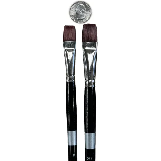 Trekell Crimson Taklon - Long Handle - Big Brush {3}