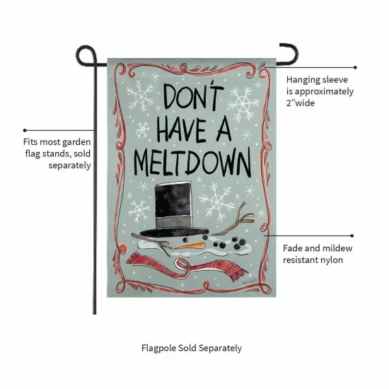 Holiday Fun Christmas Garden Flag 2 Sided {5}