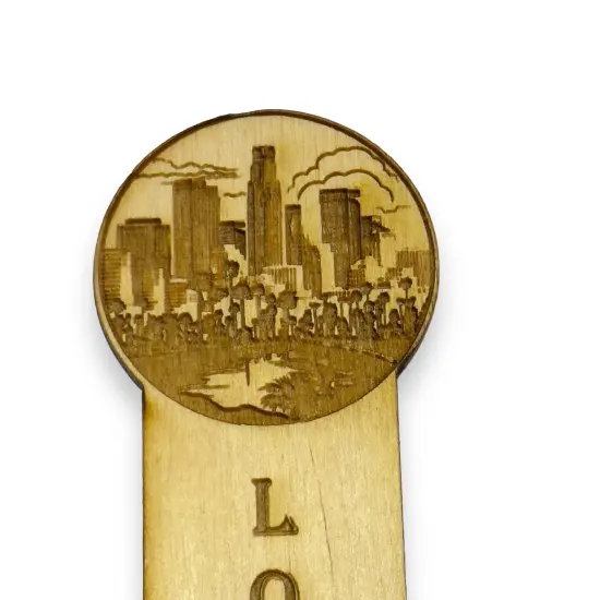 Bookmark - Los Angeles - Birch wood {2}