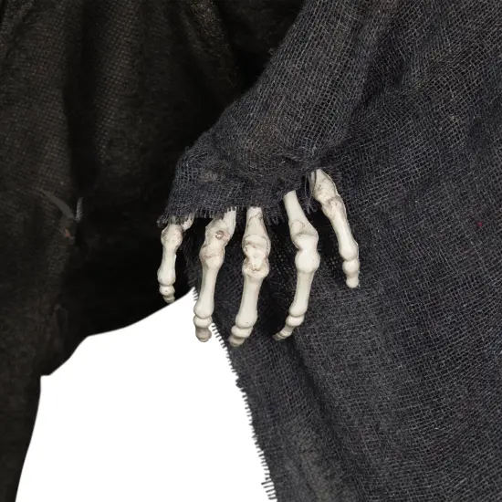 Northlight LED Lighted Animated Winged Grim Reaper Halloween Decoration - 50" Black {7}