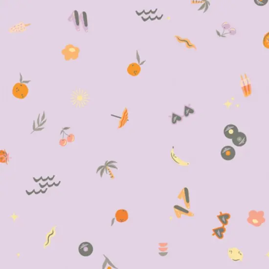 Retro Summer in Lilac (tan69910) | Tangerine | AGF Studio | Art Gallery {1}