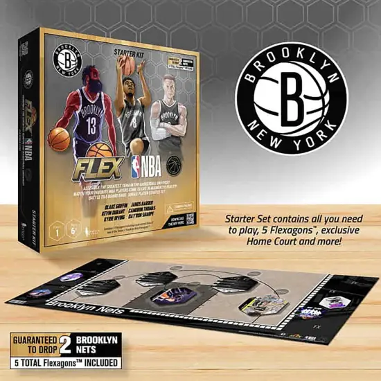 NBA FLEX Series 2 Brooklyn Nets 1 Player Starter Set {3}