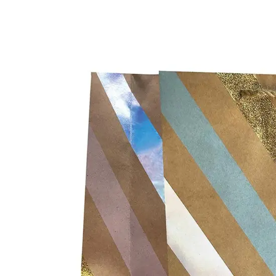 Patterned Gift Bags 8" X 4" X 10" Stylish Eco-Friendly Gift Bags {4}