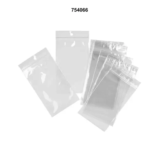 Clear Reclosable Cello Bag with Hang Hole 6" x 6" {2}