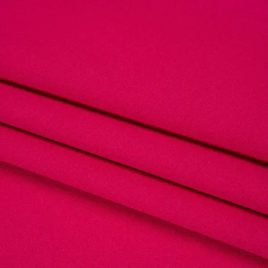 1 Yard Hot Pink Solid Rayon Crepe Fabric 54 inch Width {4}