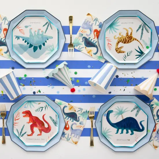 PALISADES BLUE SIGNATURE CABANA STRIPE TABLE RUNNER {3}