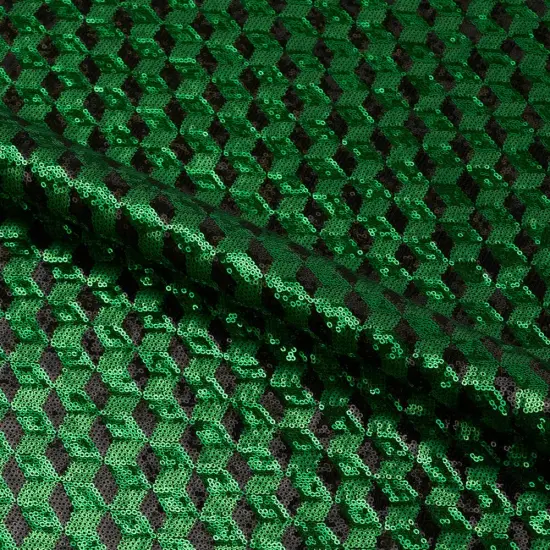 1 Yard Qburtz Mesh Sequin Fabric 36" L x 60" W Black/Purple {5}