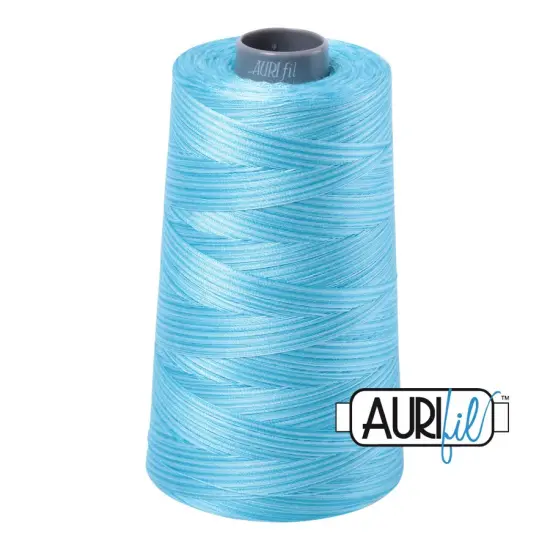 Baby Blue Eyes - Variegated (4663) | 28wt Cone (3300M / 3609Y) | Aurifil Thread {1}