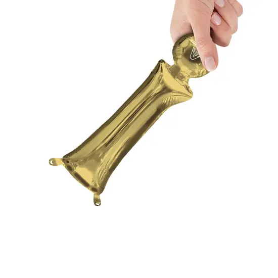 Anagram&reg; 16 Inch Symbol Exclamation Mark White Gold Air Fill Only {3}