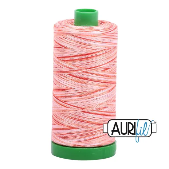 Mango Mist - Variegated (4659) | 40wt Large Spool (1000M / 1094Y) | Aurifil Thread {1}