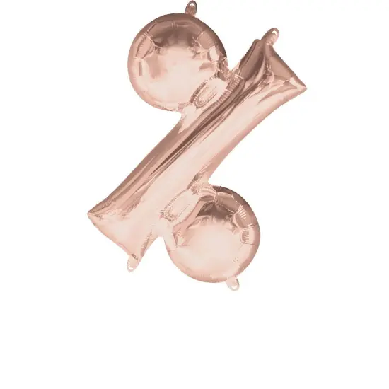Anagram&reg; 16 Inch Symbol % Rose Gold Air Fill Only {2}