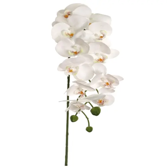 43&rdquo; Phalaenopsis Orchid with 12 Flowers &ndash; White (Set of 3) | Real Touch Artificial Orchids for Home & Office D&eacute;cor {1}