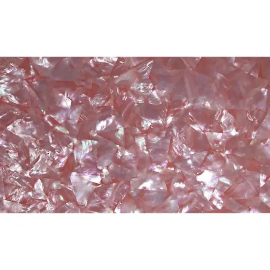 Shell Veneer, 5.5 x 9.5 inches | WMOP, BMOP, Abalone | Includes 3M Adhesive Sheet for Application, Great for Inlay Projects Pink Quarts {1}
