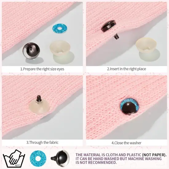 120pcs - Colorful Safety Eyes for Crocheting {3}