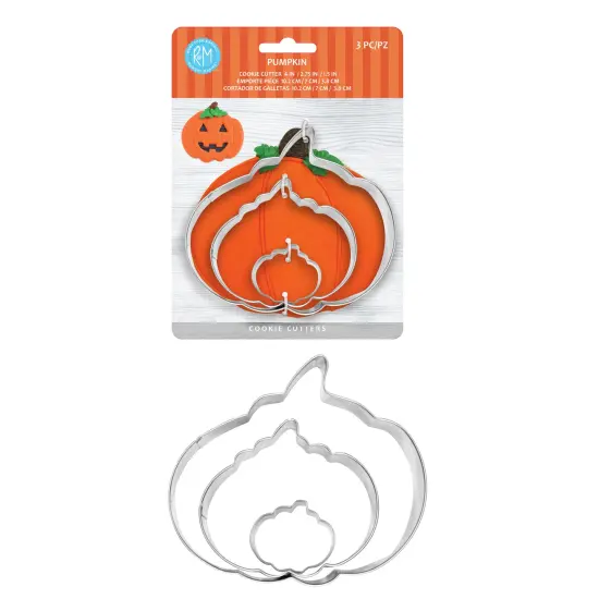Pumpkin Cookie Cutter 3 PC Nested Set {3}