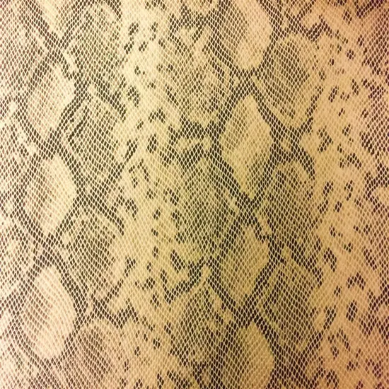 1 Yard Matte Faux Python Snake Skin Vinyl Fabric For Upholstery 54 Inch Wide Beige {1}