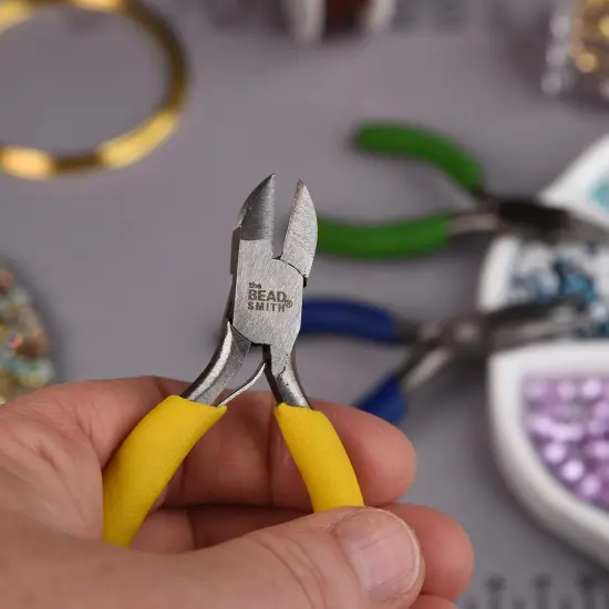The Beadsmith Color-ID Mini Pliers &ndash; Color Coded Set &ndash; 3 Inches, 3 Piece Kit: Chain Nose, Round Nose, & Side Cutter &ndash; Tools for Jewelry Making {3}
