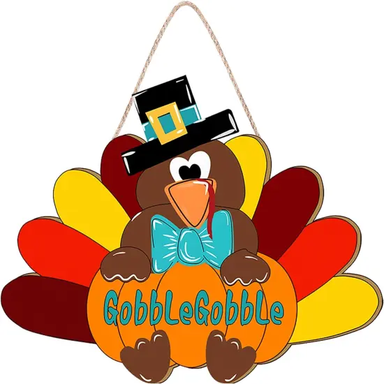 Thanksgiving Door Sign Fall Decor {2}