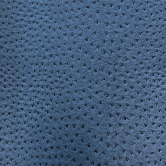 1 Yard Faux Leather Vinyl Fabric Ostrich Texture Upholstery Handbags Wallets 54" Width Silver {2}
