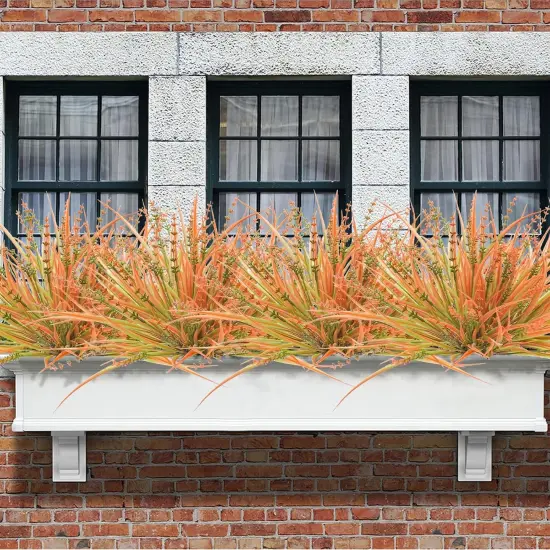 36 Pcs Fall Flowers Outdoor - (Orange) {2}