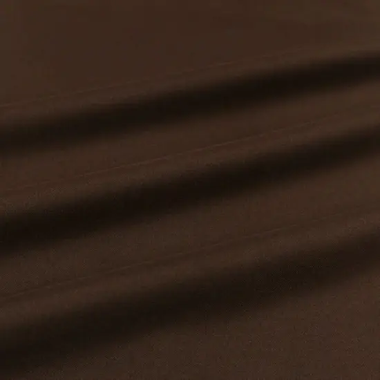 1 Yard Premium Solid Poly Poplin Fabric Lightweight Smooth for Sewing Quilting 60 inch Width Brown {1}