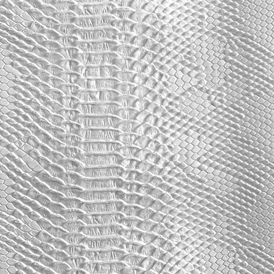 1 Yard Faux Snake Skin Vinyl Fabric For Automotive Upholstery Handbags Crafts 54 Inch Width White {1}