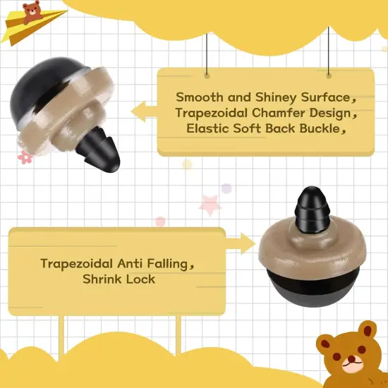 600 Pieces 8MM Safety Eyes {3}