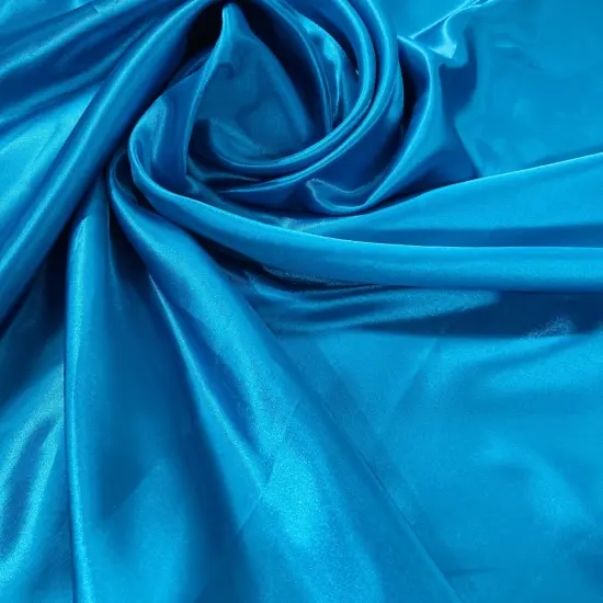 1 Yard Medium Weight Charmeuse Satin Fabric Soft Polyester for Lining Dresses and Formalwear 60 Inch Width Royal Blue {4}