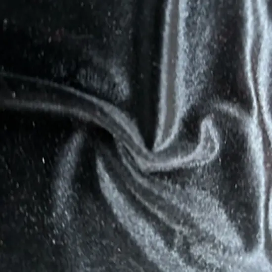 1 Yard Stretch Velvet Solid Polyester Spandex Fabric for Dancewear Costumes Leggings Cosplay Decor Sewing 60 Inches Width Black {1}