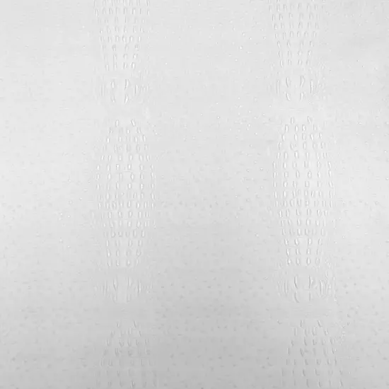 1 Yard Gatorich Faux Leather Vinyl Fabric Upholstery Handbags Wallets Home Decor 54" Width White {1}