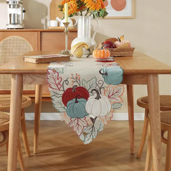 Fall Decorations for Home Table Runner 36 Inches {1}