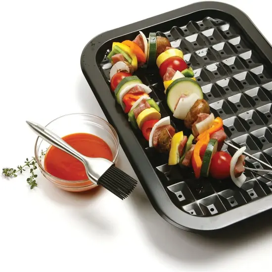 Norpro 7.5" Long Stainless Steel Silicone Basting Pastry Brush {3}