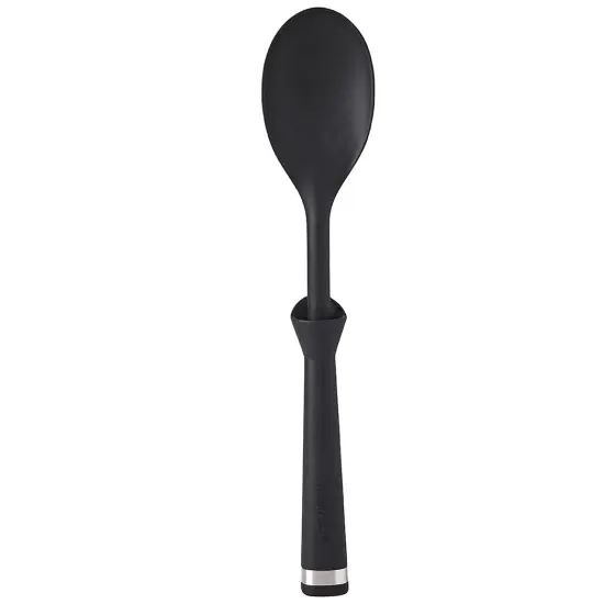 Mastrad 12" Silicone Standing Spoon - Self Balancing Spoon Stands On Its Own - No Mess, No Spoon Rest {1}